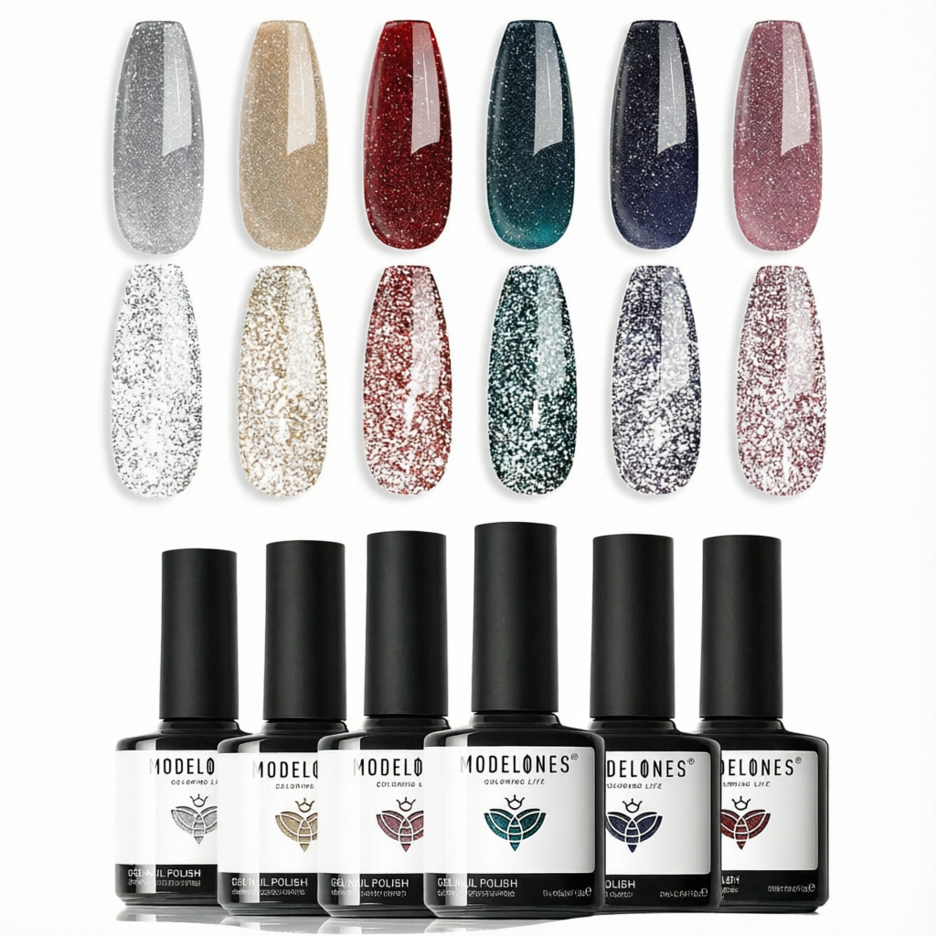 Esmaltes semipermanentes pack 6 unidades