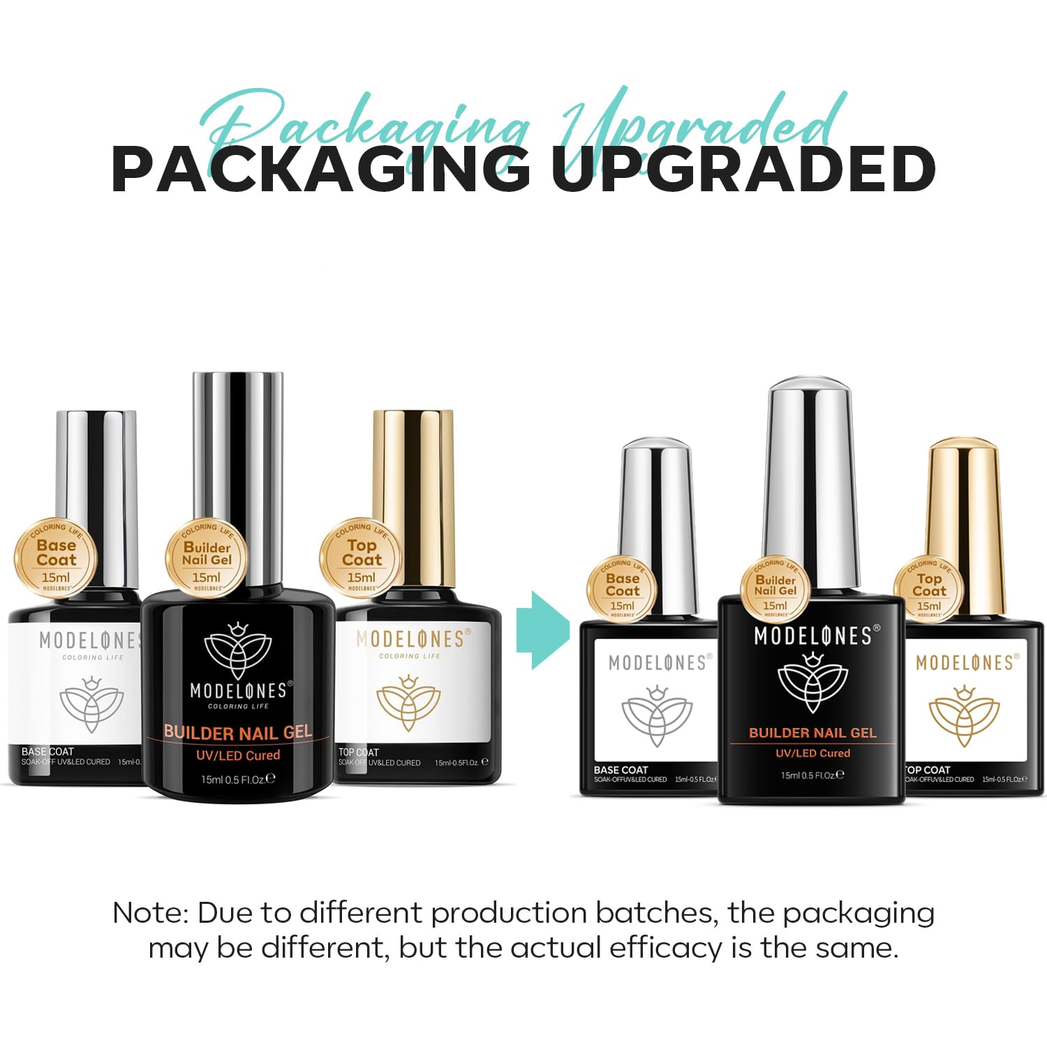 Base & Top + Builder nails Gel