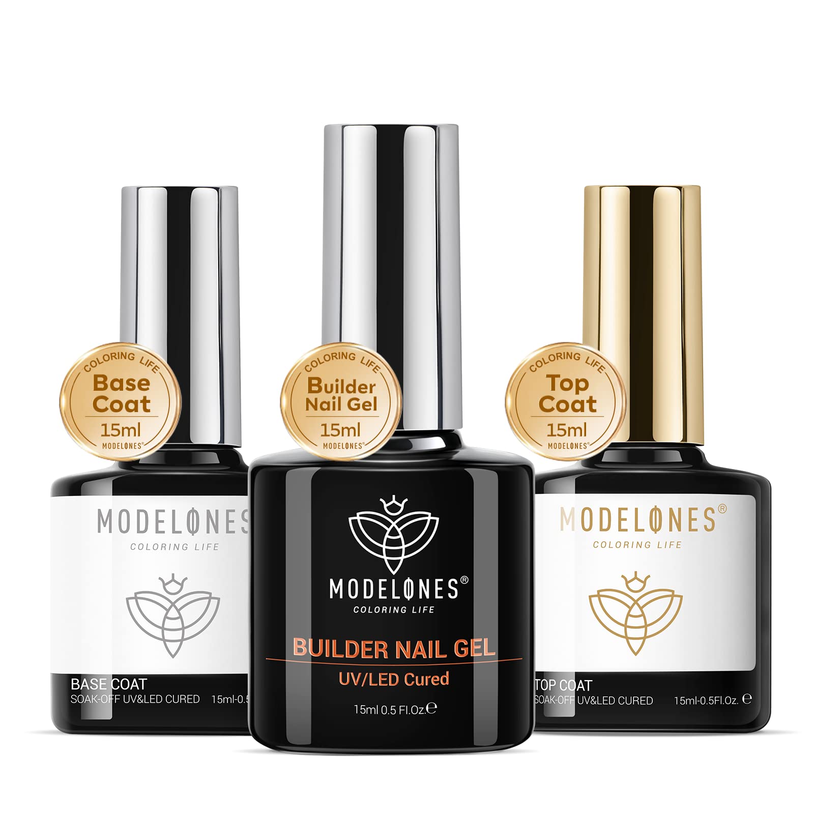 Base & Top + Builder nails Gel