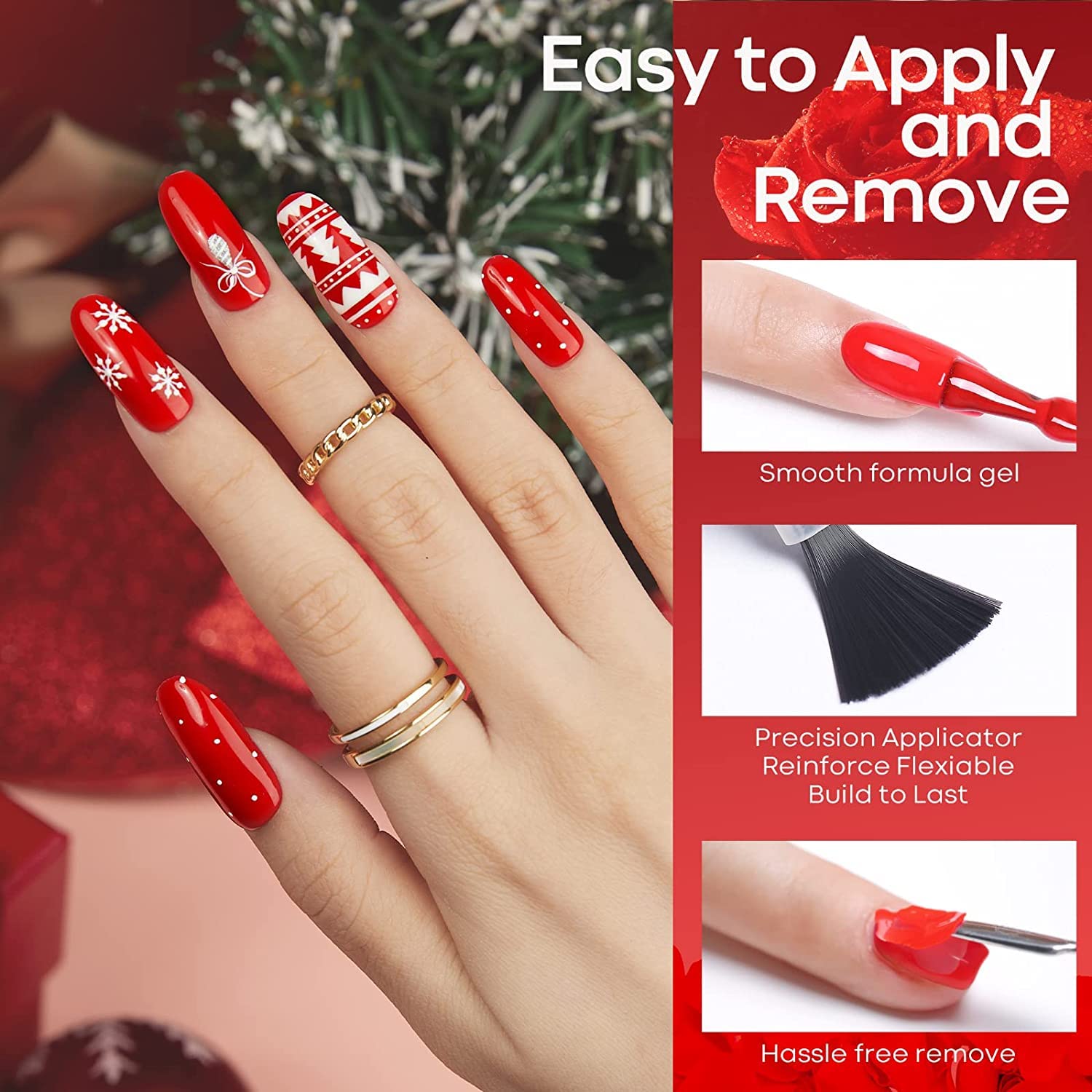 Esmaltes Semipermanentes pack 6 colores.