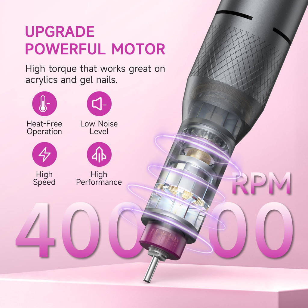 Torno Portátil para Uñas Profesional HALMAI