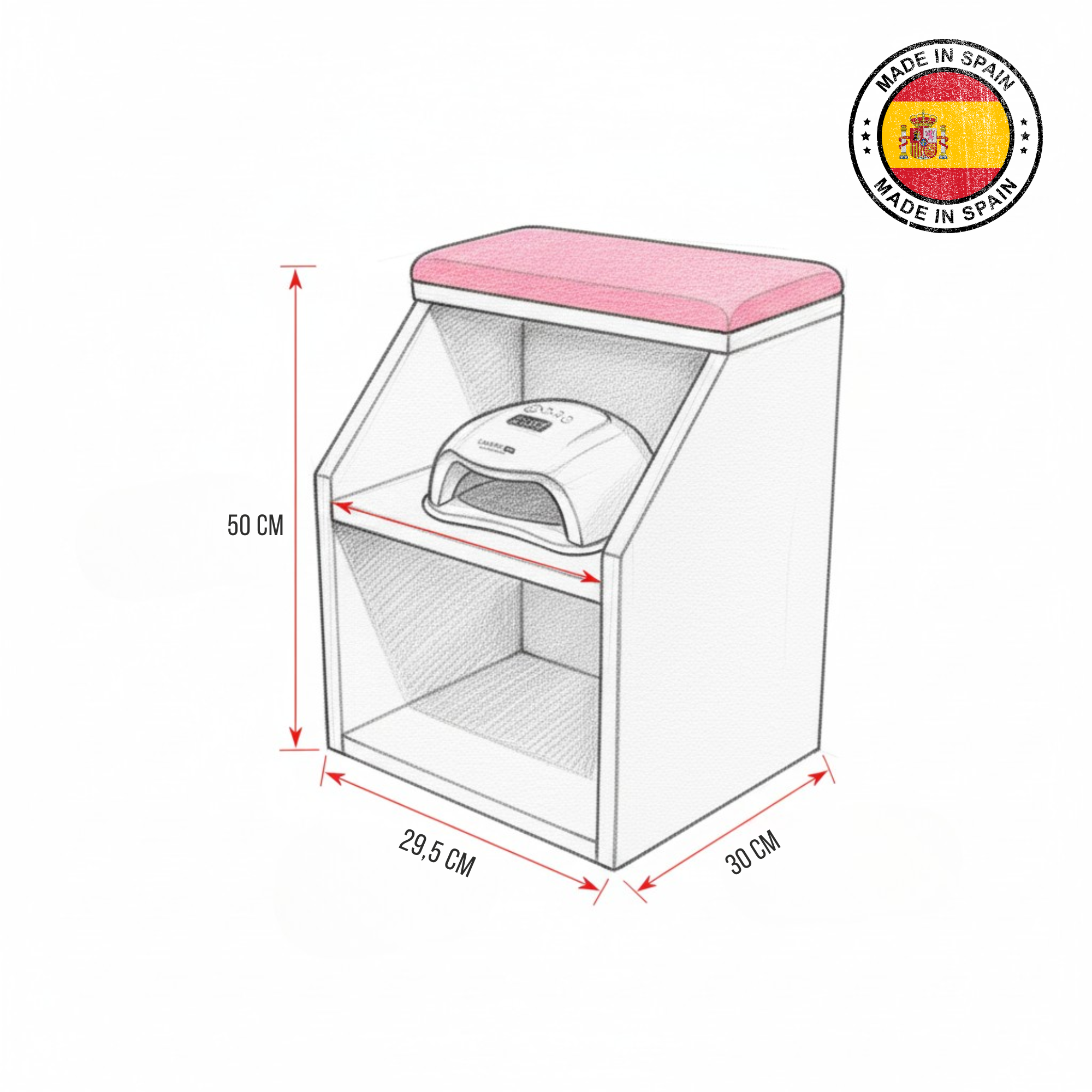 Reposapiés para pedicura