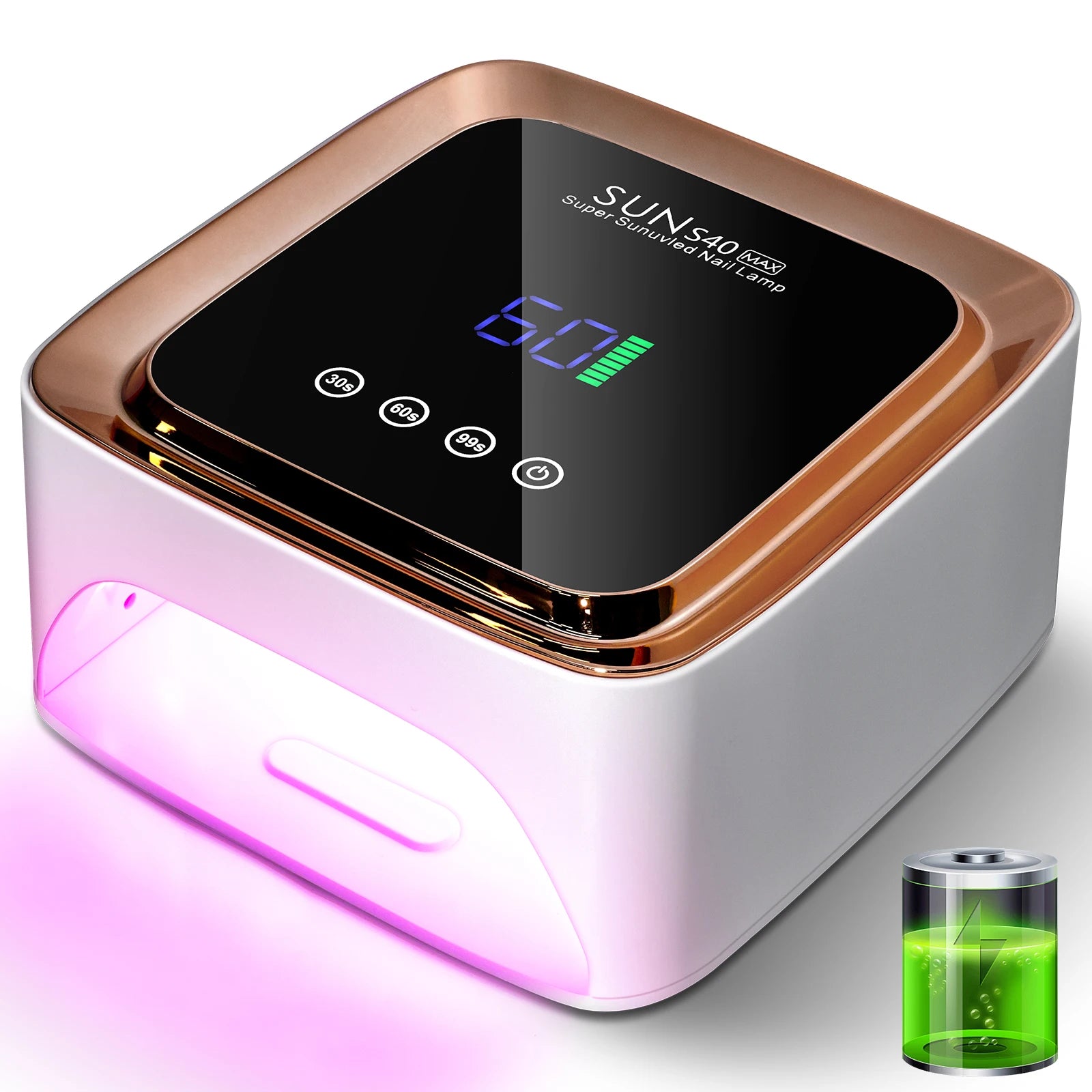 Lampara UV/Led - recargable y portátil