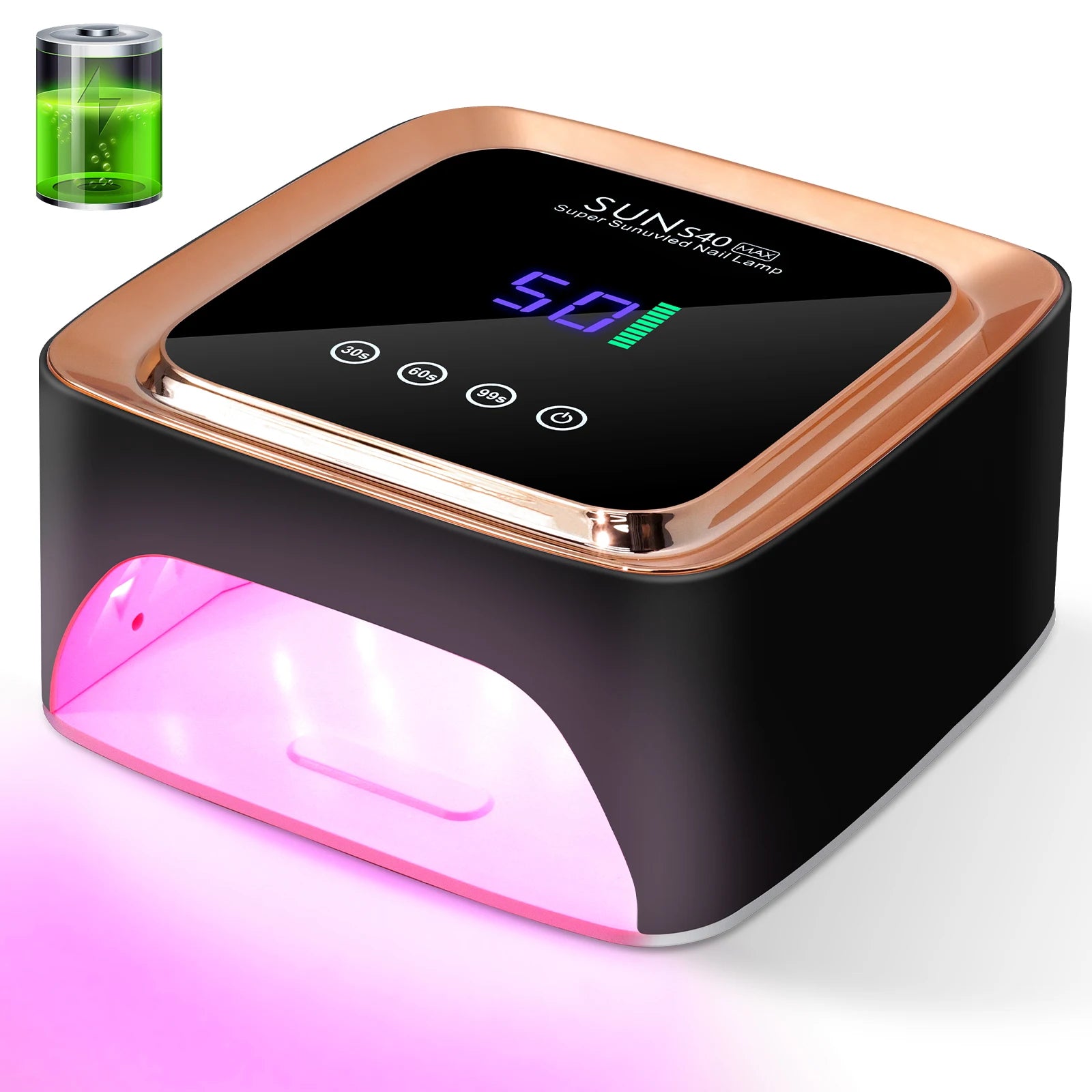 Lampara UV/Led - recargable y portátil