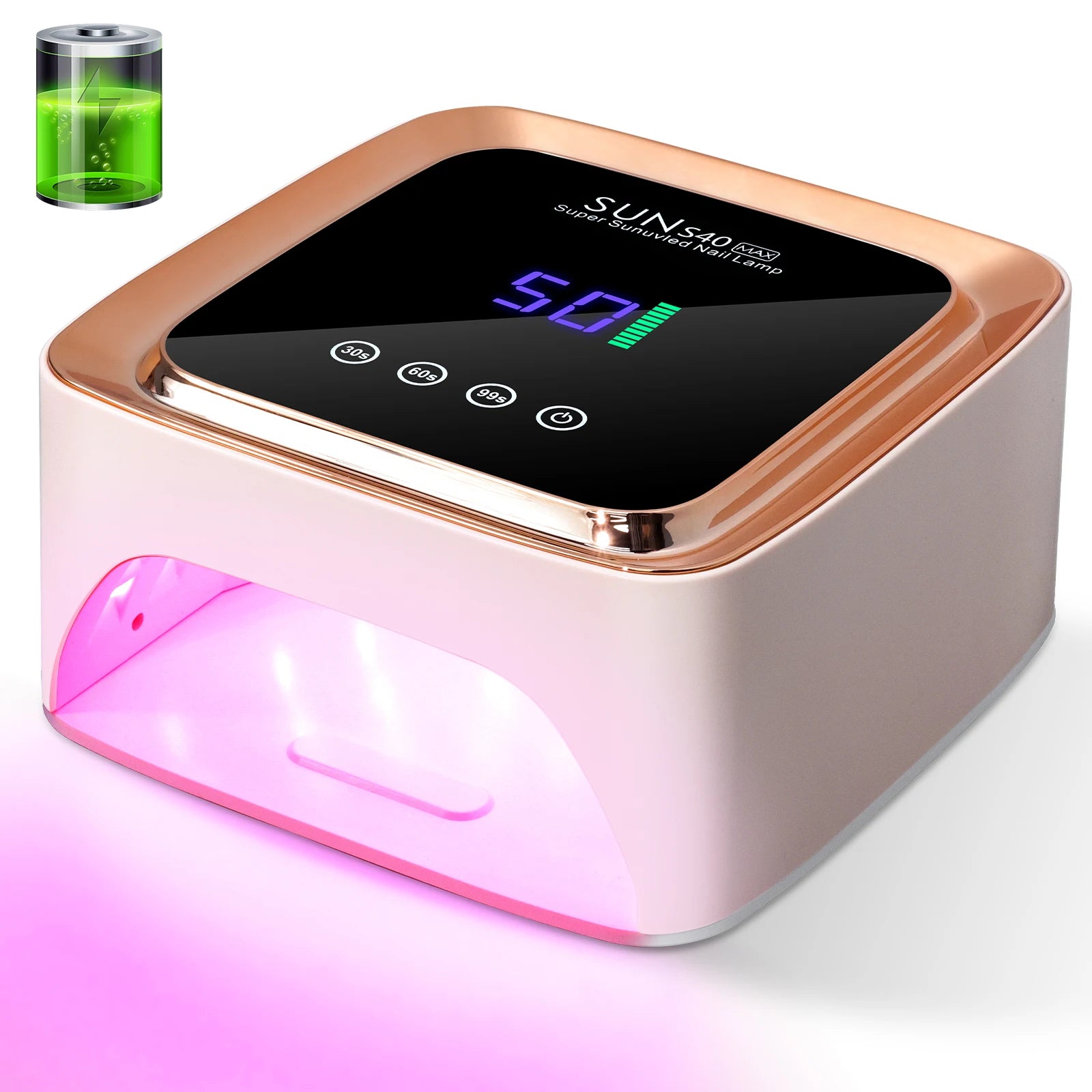 Lampara UV/Led - recargable y portátil