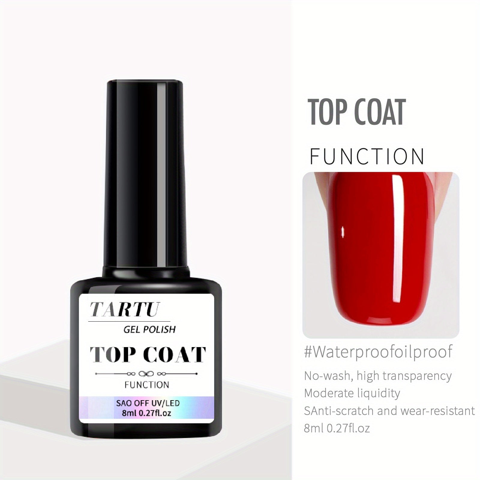 8ml Base Coat y Top Coat