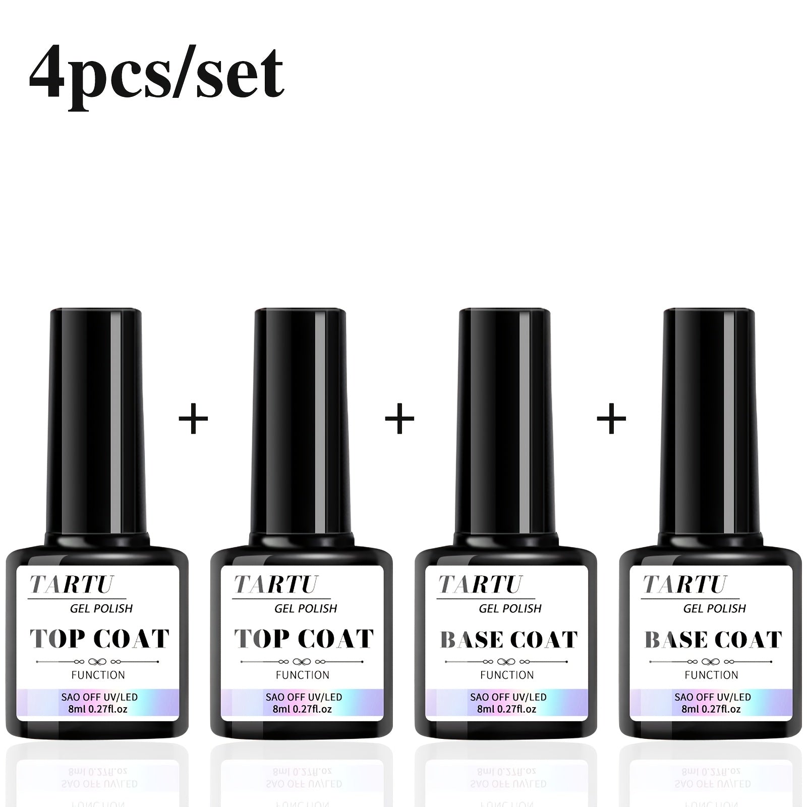 8ml Base Coat y Top Coat