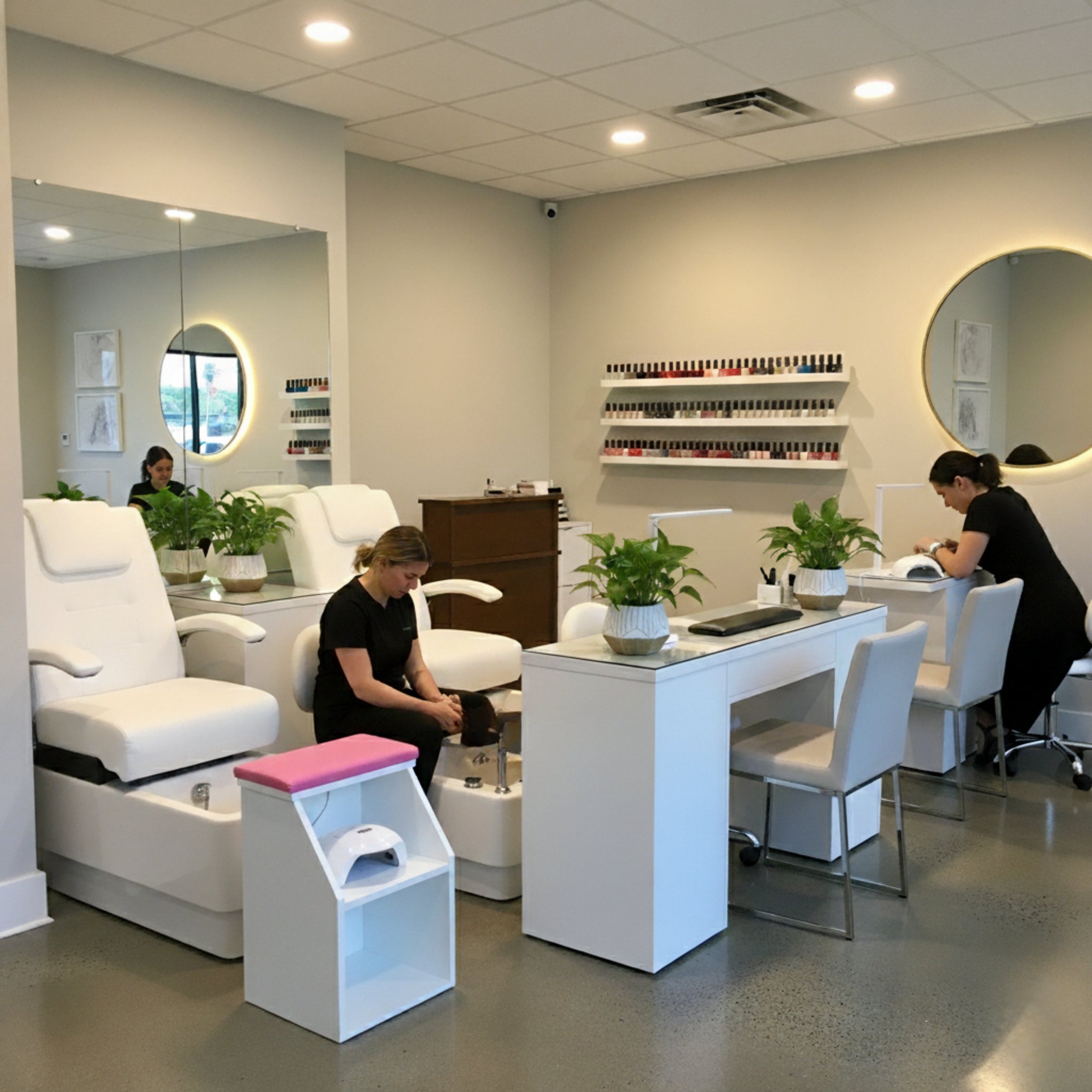 Reposapiés para pedicura