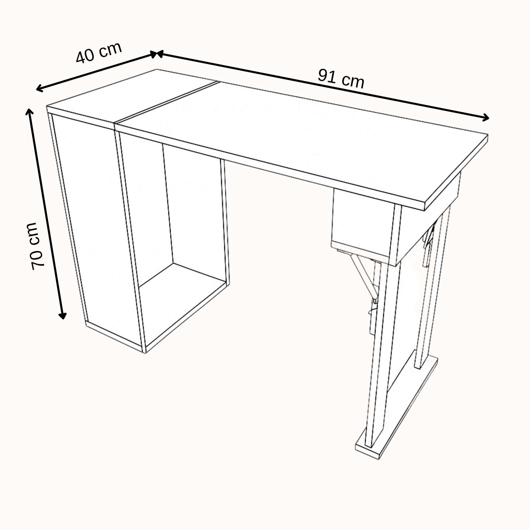 Mesa Plegable y Portátil